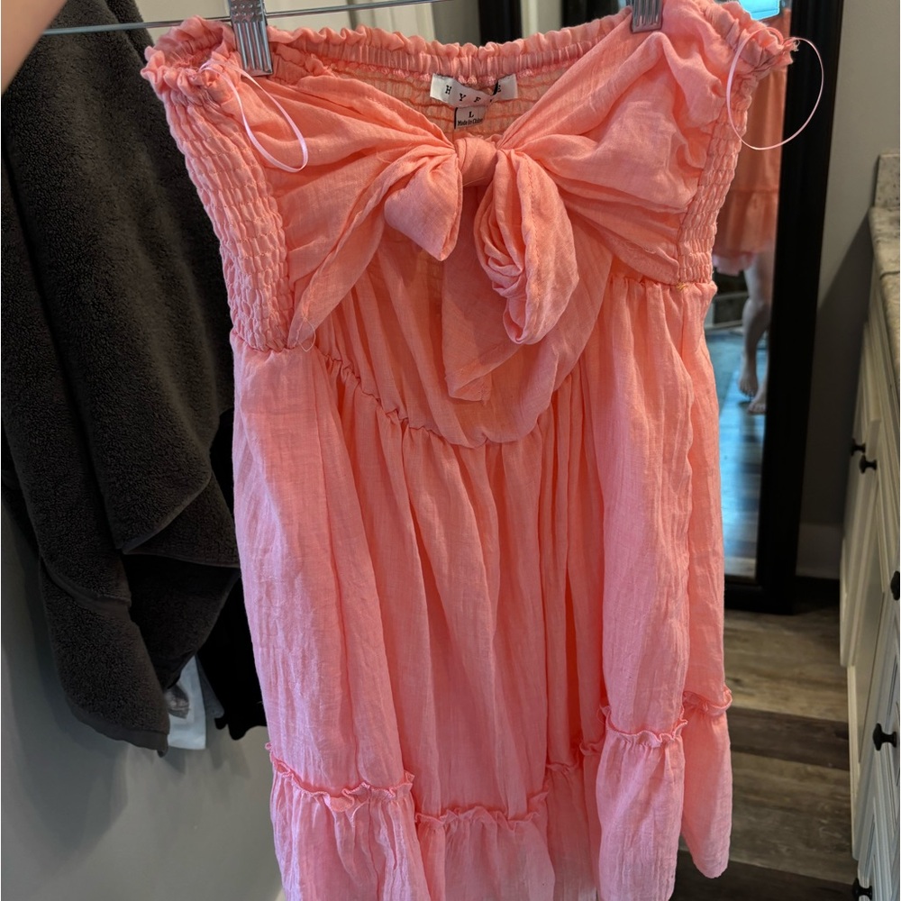 Strapless dress